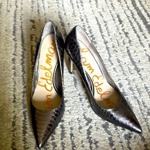 Sam Edelman metallic heels
